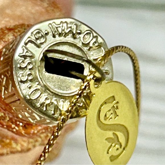 LAO-MAI Blown Glass Christmas Ornament Sea Shells Lot Of 3 - Picture 6 of 9